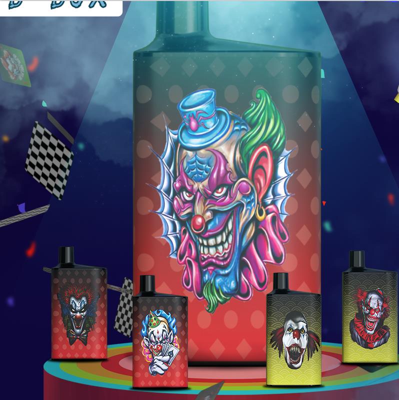 

Original RandM B-box Disposable E Cigarettes Vape Box 5000 Puffs 850mAh Rechargeable Battery 10ml Mesh Coil Pod Large Vapor with 16 Colors