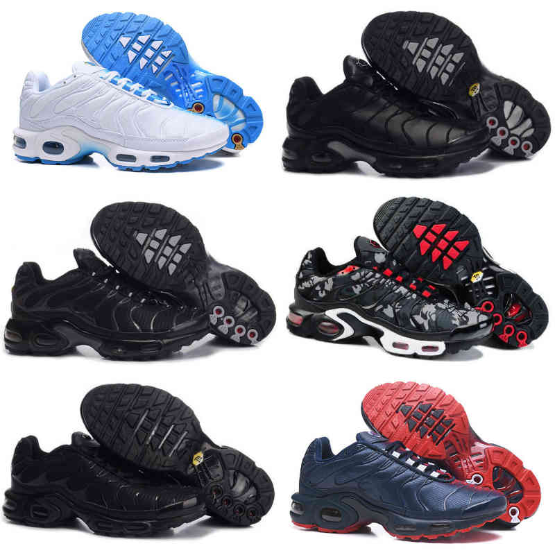 

Wholesale New Tn Mens Shoes Black White Red Classic TN Plus Ultra Sports Running Shoes Cheap Tns Requin Airs Basketball Designer Trainer Sneakers X01, Q0012