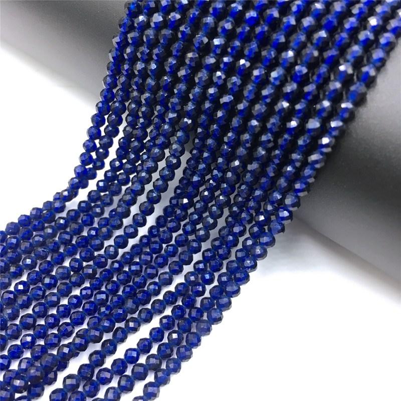 

Other 15.5" 2 Mm 3 Sapphir Small Beads Wholesale Blue Quartz Faceted Stone Strand Bead For DIY Making Jewelry Earing Women Necklace