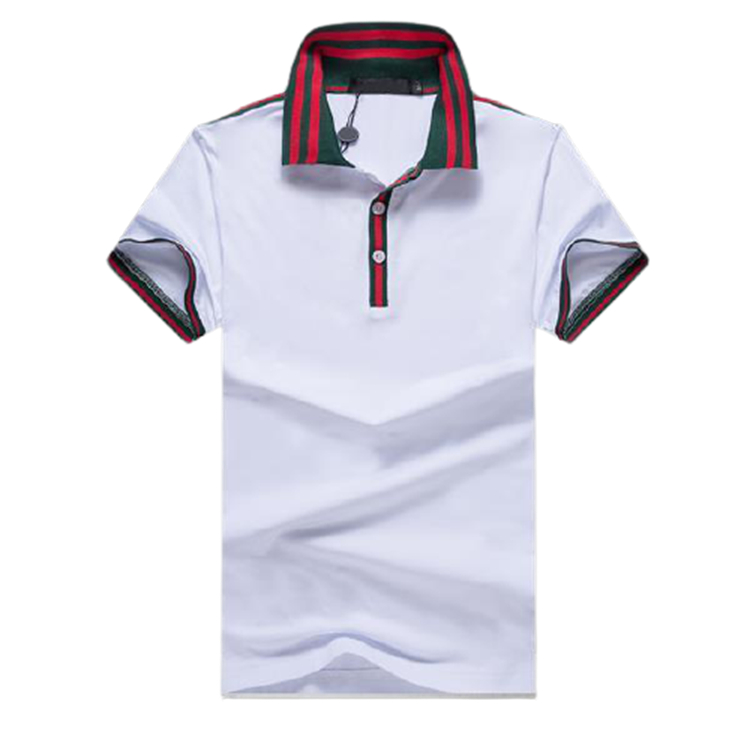 

2022 Italy Mens Designer Polo Shirts Man Street Printing Top Quality Cottom Clothing TeesSize M-3XL@14, Black