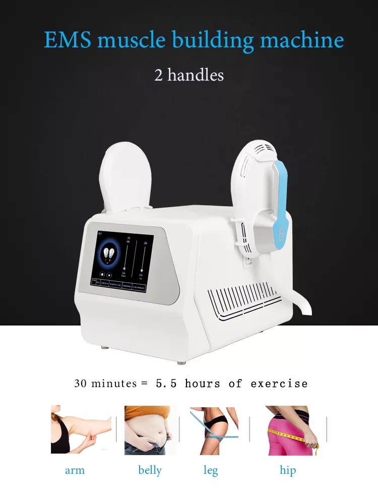 4 handles body sculpt hiemt slim machine EMS shape equipment muscle stimulate Slimming device fat reduction Focused Electromagnetic Beautiful Bui-image-754430573