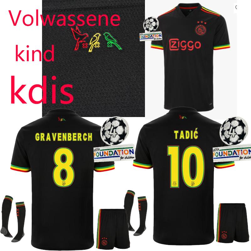 

Men' t shirts Bob Marley TADIC Home And Away 21 22 AjaxES Children' Suit Shirt Adult NERES ANTONY KLAASSEN 2021 2022 Tenue JERSE, Beige