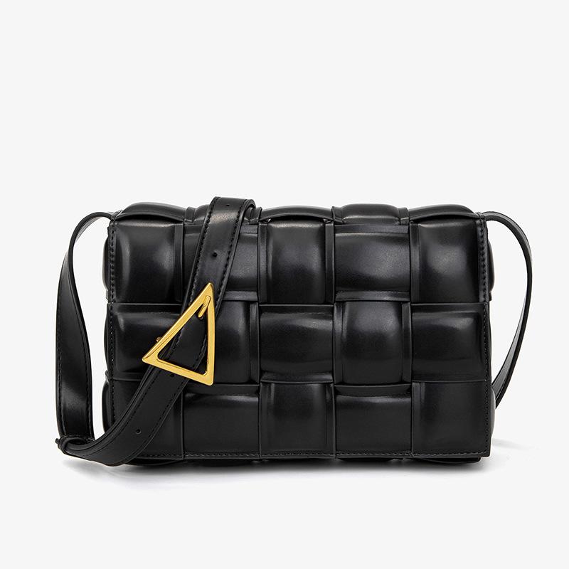 

Bags For Women 2021 Weave Flap Crossbody Bag PU Leather Purses And Handbags Luxury Designer Travel Shoulder Messenger Totes