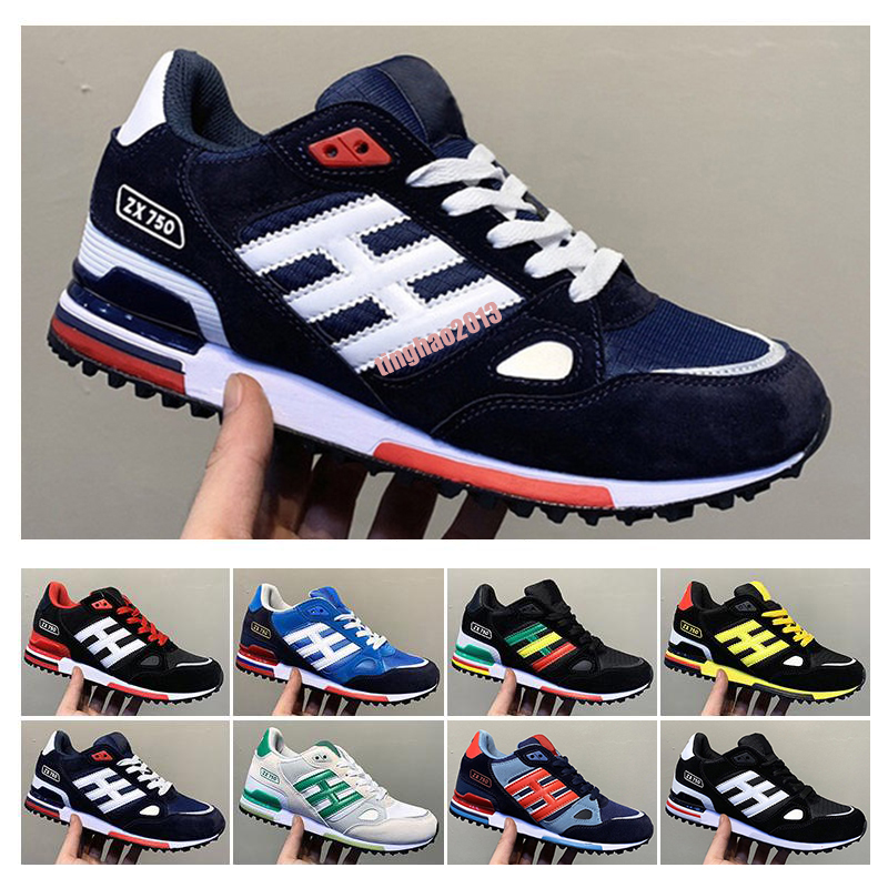 

classic mens zx 750 shoes trainers size us youth white women Casual Sneakers big kid boys athletic children ladies, Color 2