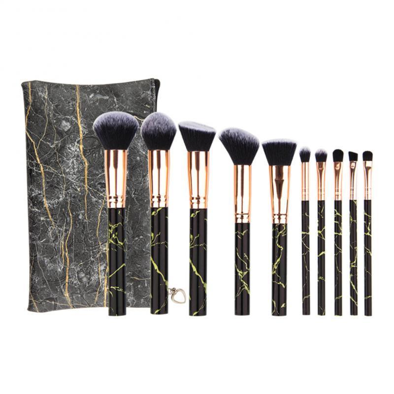 

Makeup Brushes 10pcs/set Brush Marble Set Face Eye Shadow Loose Powder Beauty Tool