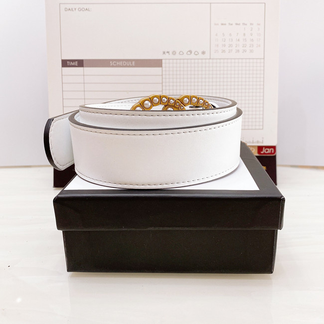 

2021 Women rhinestone G.buckle Belt Womens High Quality Genuine Leather Black and White Color Cowhide Evening Dresses Belts for Men no Box size 100-125CM, Picture color