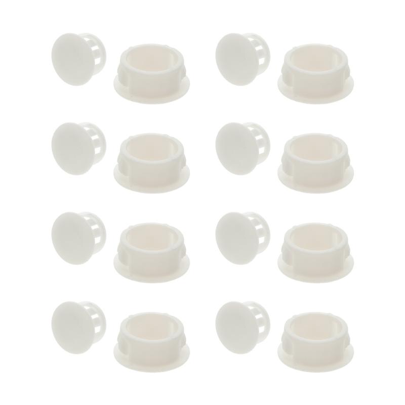 

Other Bath & Toilet Supplies 27 Pcs 1 Bag Convenient Screw Caps Decorative Snap Covers (White)