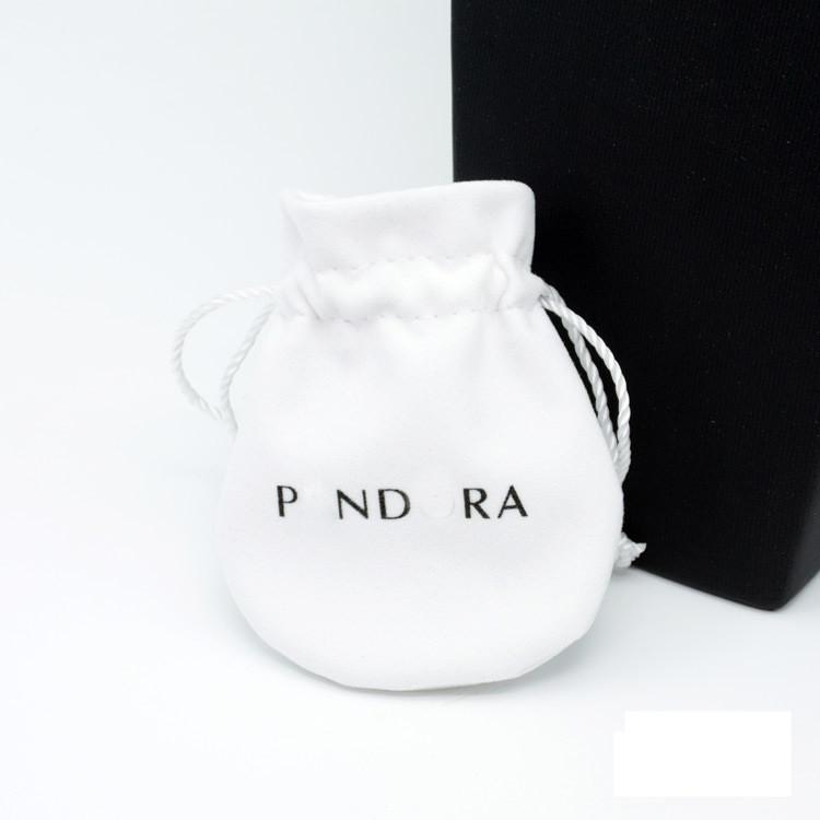 

Jewelry Pouches, Bags 5 Pieces Pandoras Velvet Flannelette For Bead Charm Gift Bracelet Rings Necklaces Earrings Outer Packaging Tools