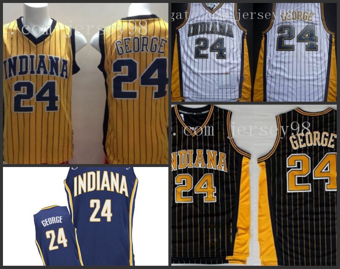 

IndianaPacersmen 24Paul George men retro BasketballJersey