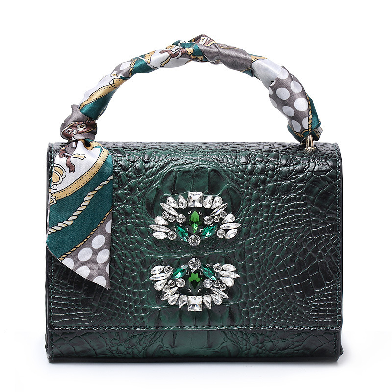 

Messenger Bags Messenger Bags 2021 Guangzhou Fashion Pu Crocodile Pattern Small Square Women's Messenger Bag