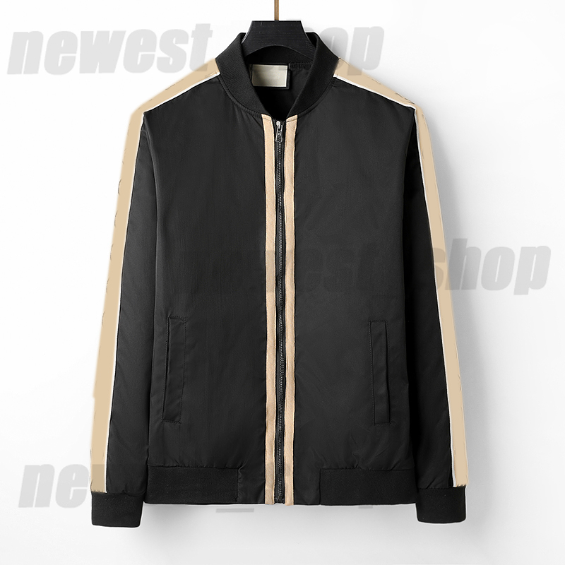 

Autumn for mens designer jacket luxury clothing thin windbreaker letter print patchwork sleeve Stripe coats zip streetwear outwear jacket