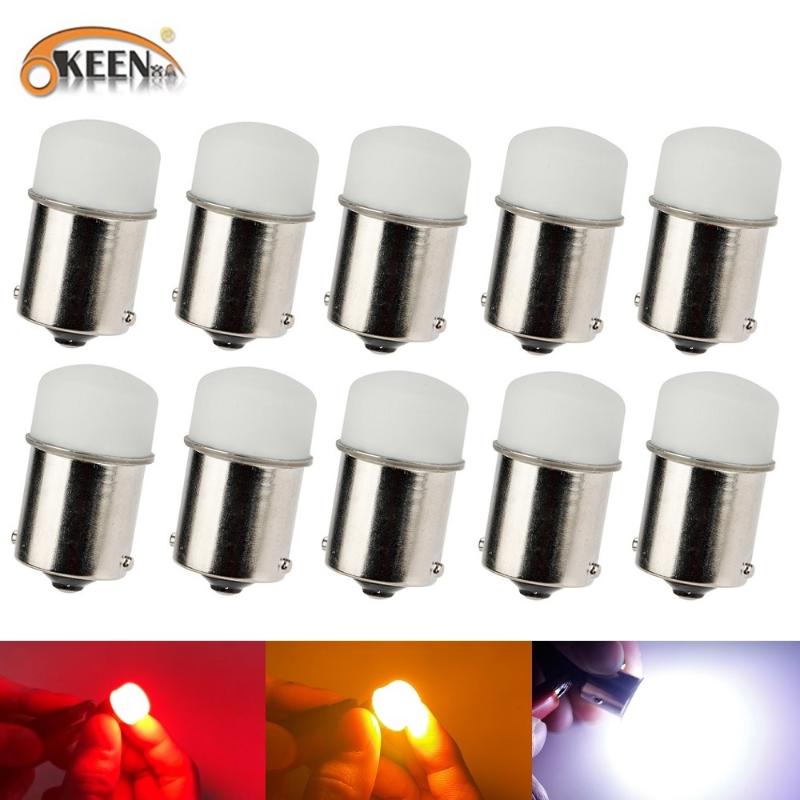 

Emergency Lights OKEEN Wholesale Super Bright 5W 1156 BA15S P21W LED Light Bulbs 3014 Chips Car Trunk Lamp Instrument Interior Lighting