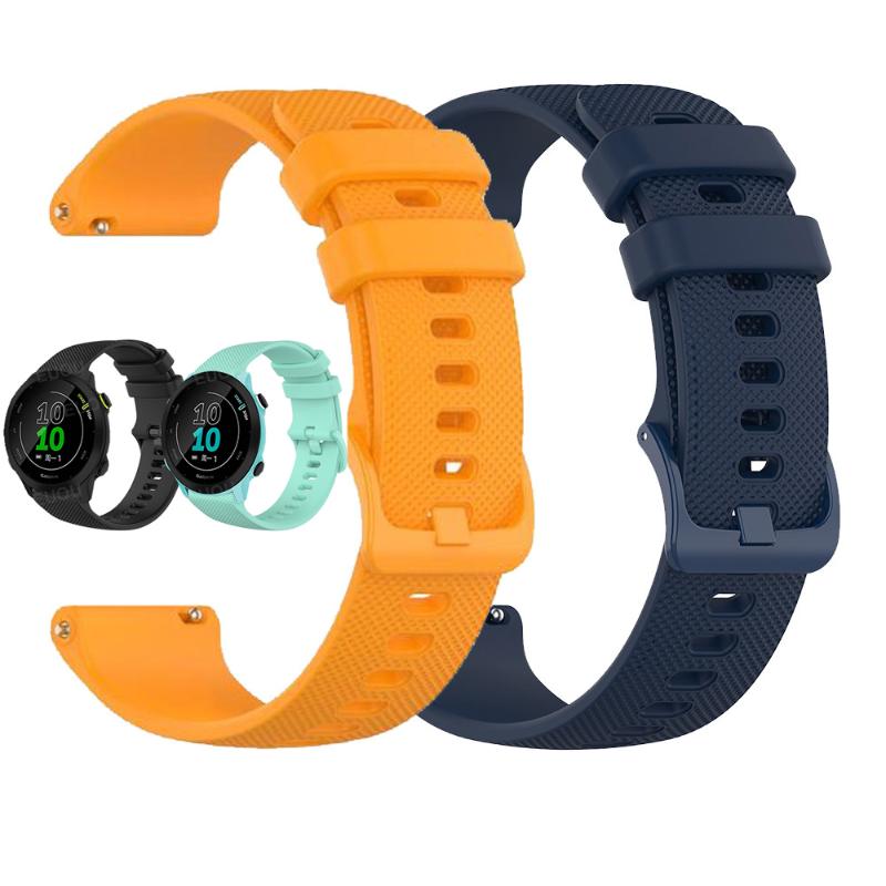 

Watch Bands For Garmin Forerunner 158 Silicone Wristband 245 245M 645 Strap Band Bracelet Wriststrap Belt Replace Watchband Quick Release