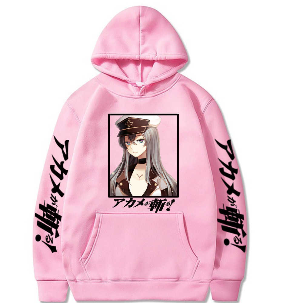 

Akame Ga Kill Esdeath Hot Anime Hoodies Sweatshirt Casual Streetwear Adult Harajuku Printed Pullovers X0610, Orange