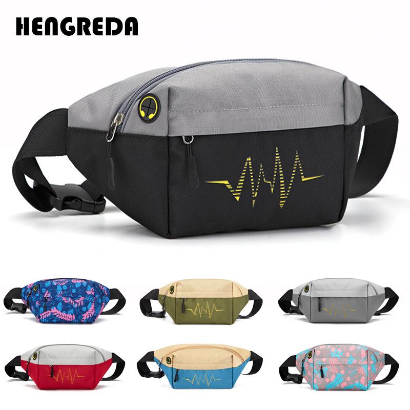 

Waist Bags Fanny Pack For Men Women Belt Bag Crossbody Chest Sling Pouch Phone Card Wallet Holder 2021 Zipper Daypack With Earphone Hole