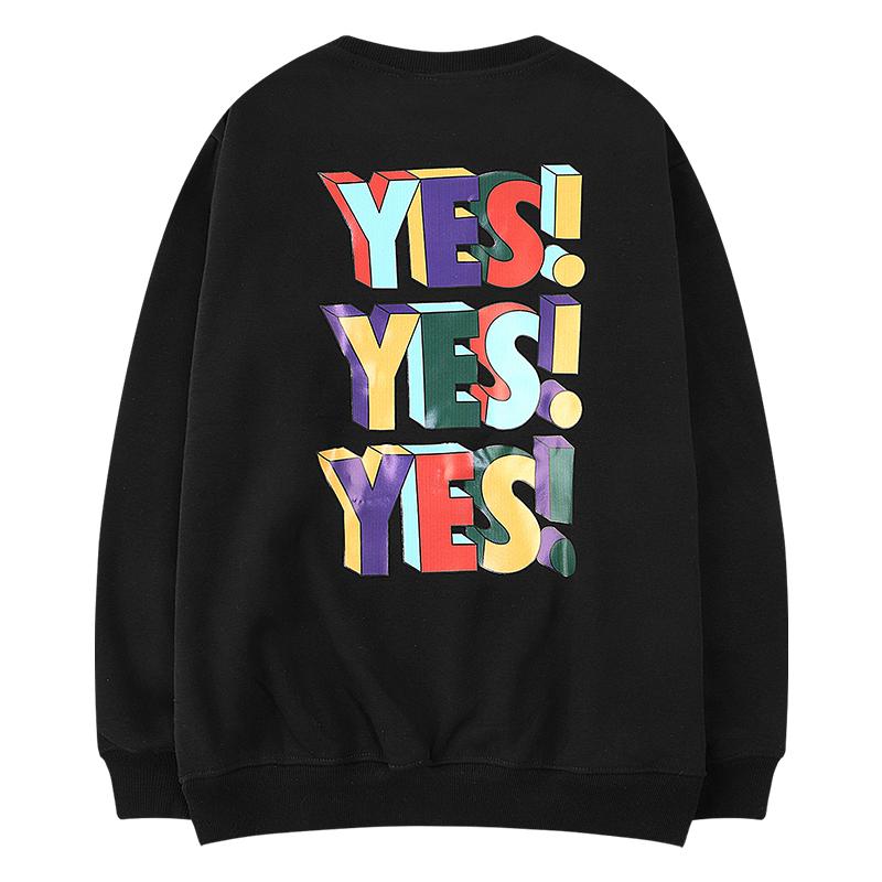 

Women' Hoodies & Sweatshirts 2021 Spring Autumn Women Retro Graffiti Loose Couple Tops Vintage Streetwear Simple All-match Fashion Casual, Gray