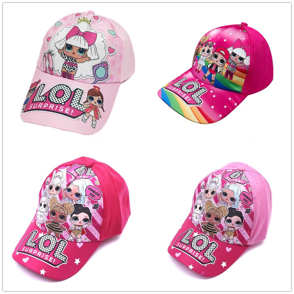 

Children cartoon doll designer Print Baseball Cap Kids women fashion printing peaked hat,adjustable zx021, As show
