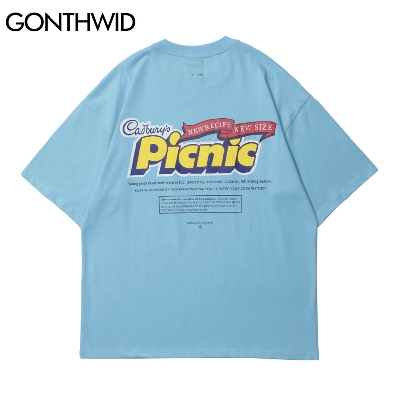 

Short Sleeve Tees Shirt Hip Hop Streetwear Men Summer Letters Print T-Shirts Cotton Casual Harajuku Loose Fashion Tops 210602, Black