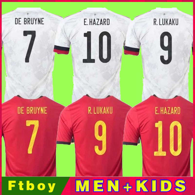 

2021 Belgium soccer jerseys De Bruyne LUKAKU 20 21 22 football shirt HAZARD BATSHUAYI Camiseta futbol KOMPANY DEMBELE maillot, 21 22 away kids