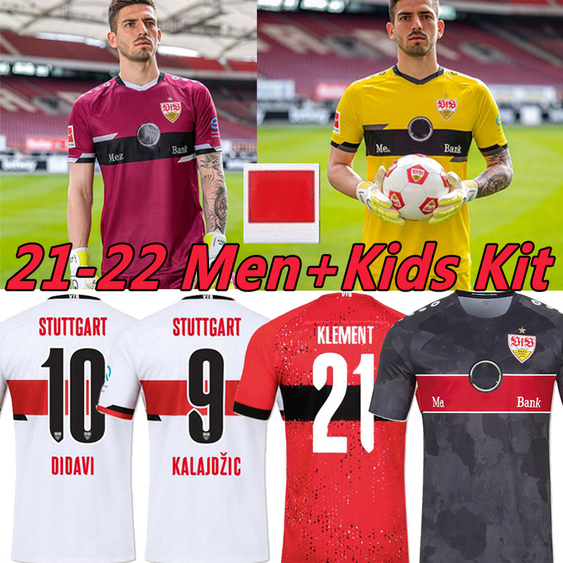 

22/23 VFB Stuttgart soccer jerseys KALAJDZIC DIDAVI WAMANGITUKA Gomez Men Kids Kits sock Full sets 2022 2023 Football jersey Manner Kinder Kit uniform, 21-22 away kids
