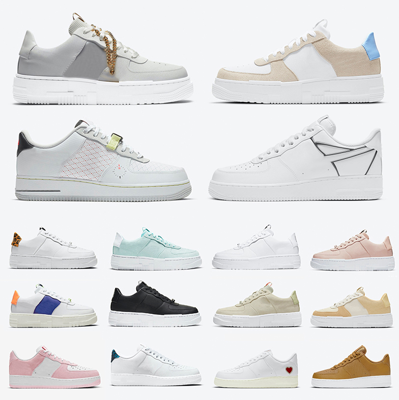 

2021 Pixel Gold Low mens running shoes Desert Sand Fresh Silver Salmon Heel Sail tan Snake platform black white Leopard Tie Dye men women trainer sports sneakers 36-45, Color#1