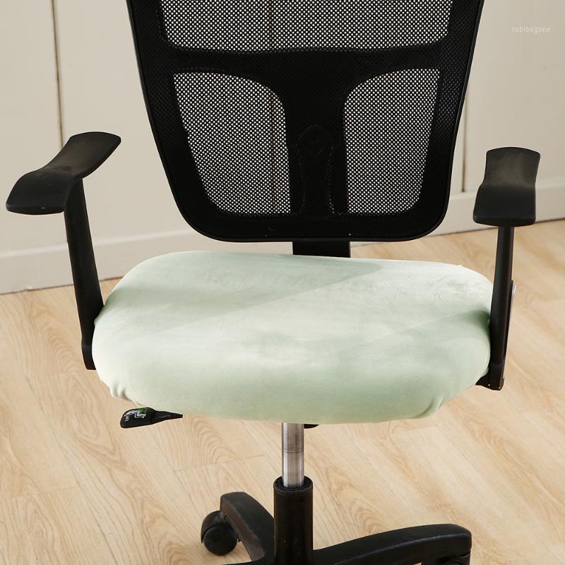

Chair Covers Real Silver Velvet Fabric Super Soft Cover Luxurious Office Seat Thick Stretch Dining Room El Banquet