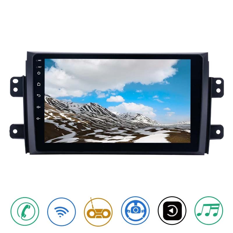

Android 10.0 2din Car dvd Multimedia Player Bluetooth GPS Navigation For Suzuki SX4 2006-2011 2012-2013 For Fiat Sedici 2005