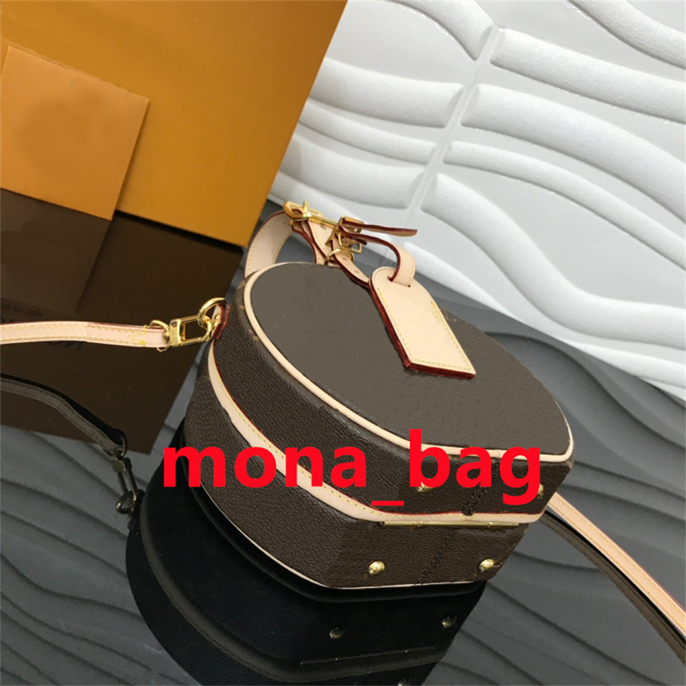 

Mona_bag Classic Style Fashion bag luxurys designers bags genuine leather Bucket Hobo European and American circular, Customize