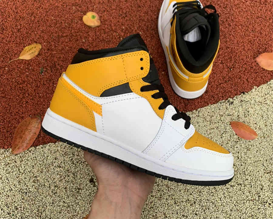 

Shoes Top Sport Market Men Women Basketball Shoes Jumpman 1 1S Mid White University Gold Black Trainers Sneakers Sports Come With Box, #1