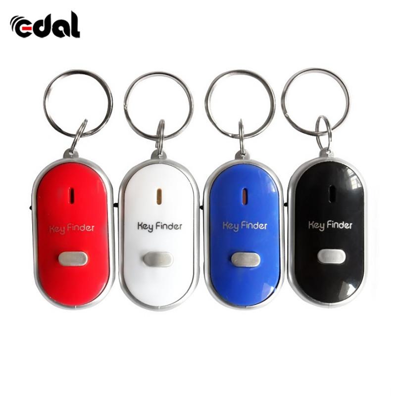 

Activity Trackers EDAL Mini Smart Finder Key Whistle Sensors Sound Keychain LED With Claps Locator Find Lost
