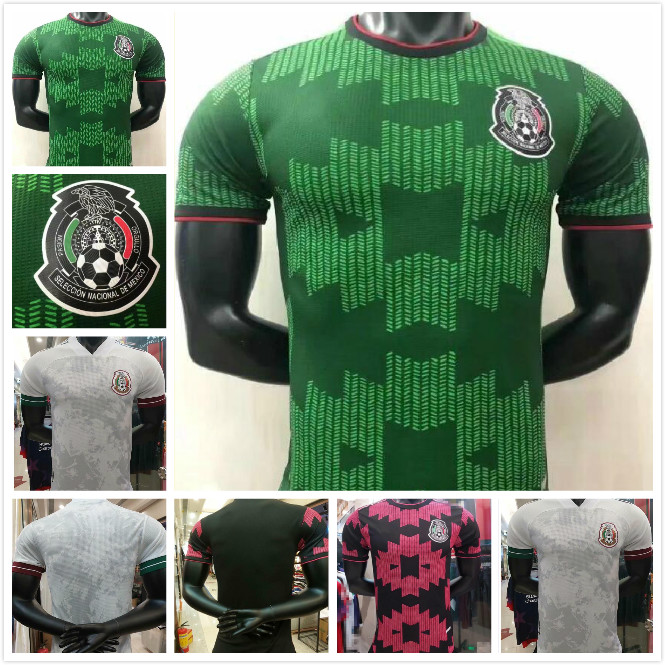 

Player version 2021 Mexico soccer jerseys CONCACAF Gold Cup Camisetas 21 22 CHICHARITO LOZANO DOS SANTOS 2022 national team football shirts