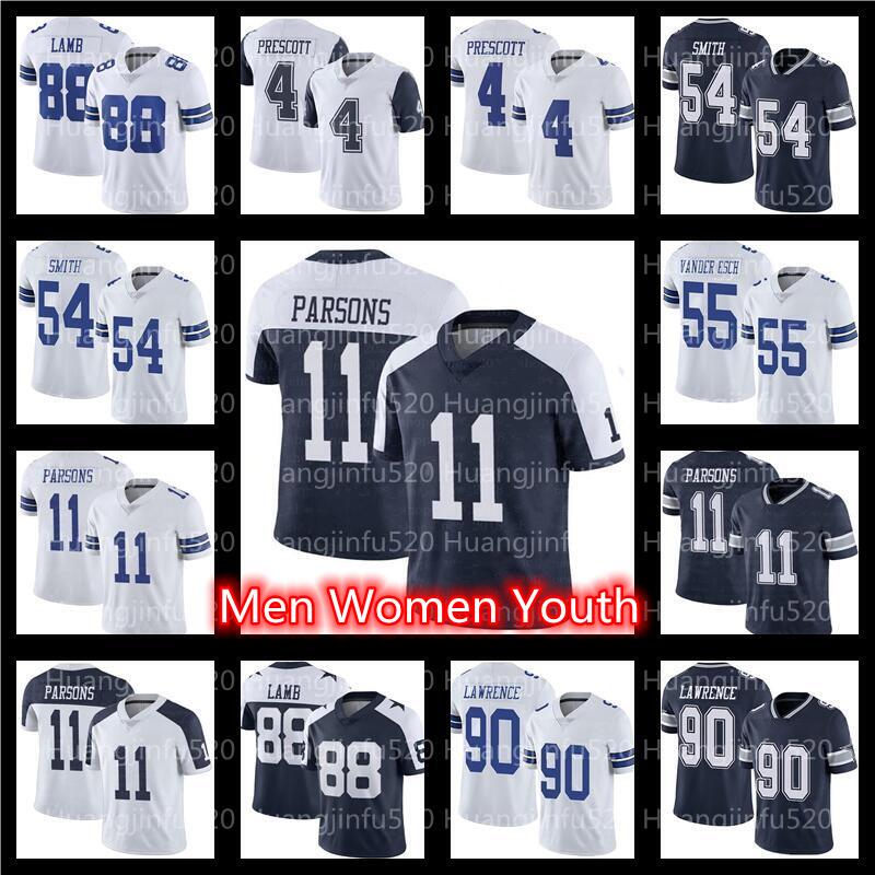 

88 CeeDee Lamb Football Jerseys 11 Micah Parsons 4 Dak Prescott Ezekiel Elliott Dalla Cowboys Amari Cooper Leighton Vander Esch Jaylon Smith Sean Lee Lawrence 55, As