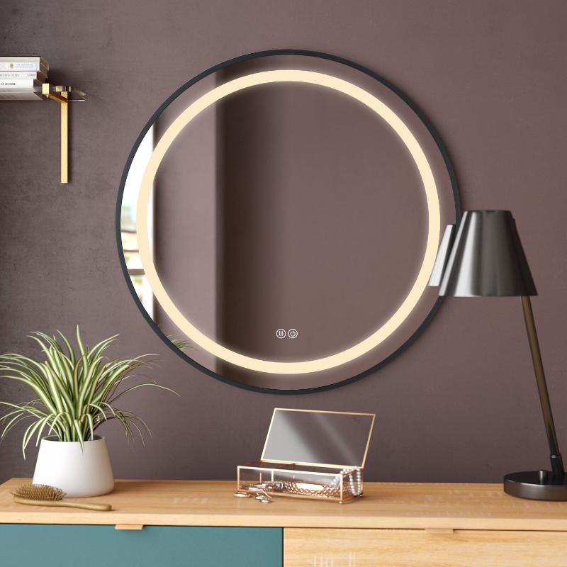 

Mirrors Factory Price Design Multi Functional Round LED Mirror Decorative Wall