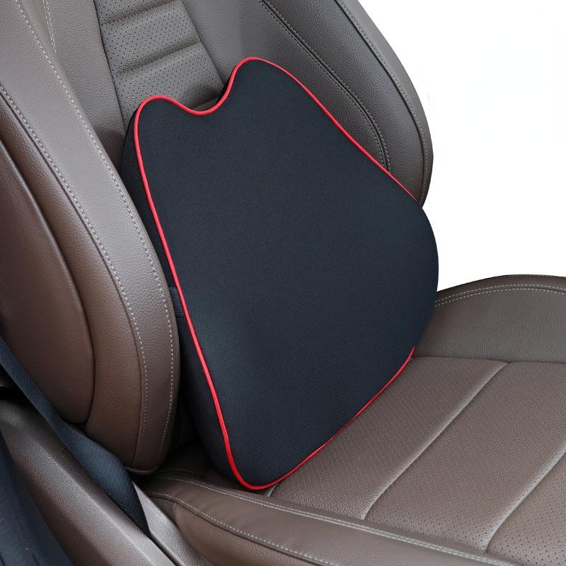 

Seat Cushions Car Waist Support Memory Lumbar Cotton Breathable Auto Pillow Cushion Back For Home Office