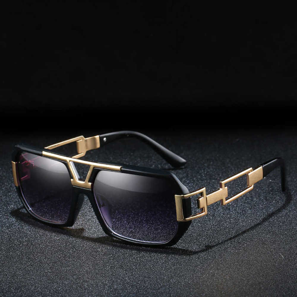 

Mirror Trendy Sun Glass Oversized Square Sunglass 2021 Unisex for Women and Men Fashion Sunglass, White;black