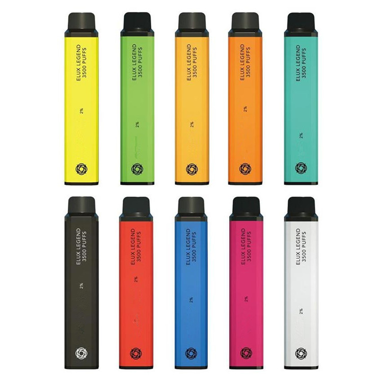 

Elux Legend Disposable Vape E Cigarettes 3500 Puffs 1500mAh Battery 10ml 24 Colors Vaporizer Pre Filled Cartridge Device bang bc5000