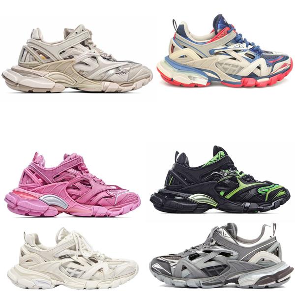

Triple 4.0 balencaiga shoe 17FW Low Old Dad Men Combination Soles Boots Womens Track Release 3.0 Tess S Paris clear cushion tripler sneakers J8hc#, Dust bag