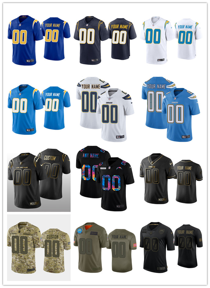 

Customized Los AngelesChargersMEN WOMEN YOUTH football Jersey Alternate Vapor Untouchable embroidery S-6XL, Black;red