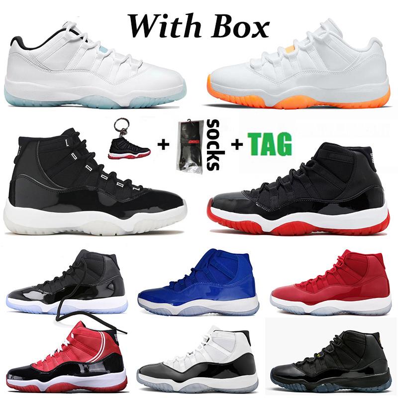 

With Box 25th Anniversary 11 Jumpman 11s Citrus Low Basketball Shoes Mens Womens Concord 45 Bred HIGH Space Jam Cap and Gown Gamma Blue Men Women Sneakers Trainers, B8 36-47 unc win like 82