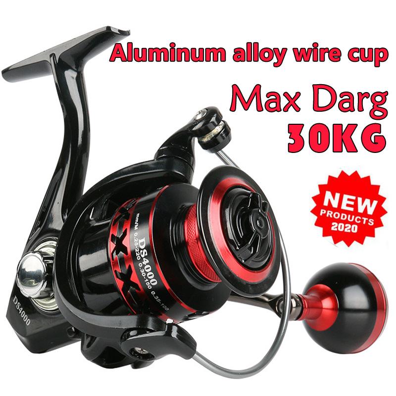 

1000-7000 Spinning Fishing Reel Full Metal One Way Bearing Balls Max Drag Carp Salt Water Surf Big Sea Baitcasting Reels