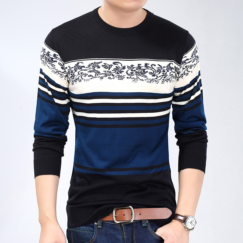 

Men's Sweaters Knitwear Fashion Autumn Winter Male O-neck Splice Casual Slim Fit Knitted Pullovers Clothing UA9X, Red
