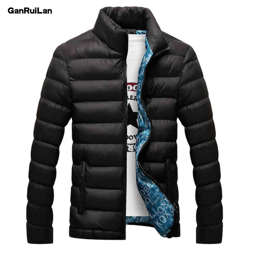

Winter Parka Jackets Men Fashion Autumn Warm Outwear Brand Slim Men Coats Casual Windbreak Jackets Men Clothing JK19092 210518, Sky blue color