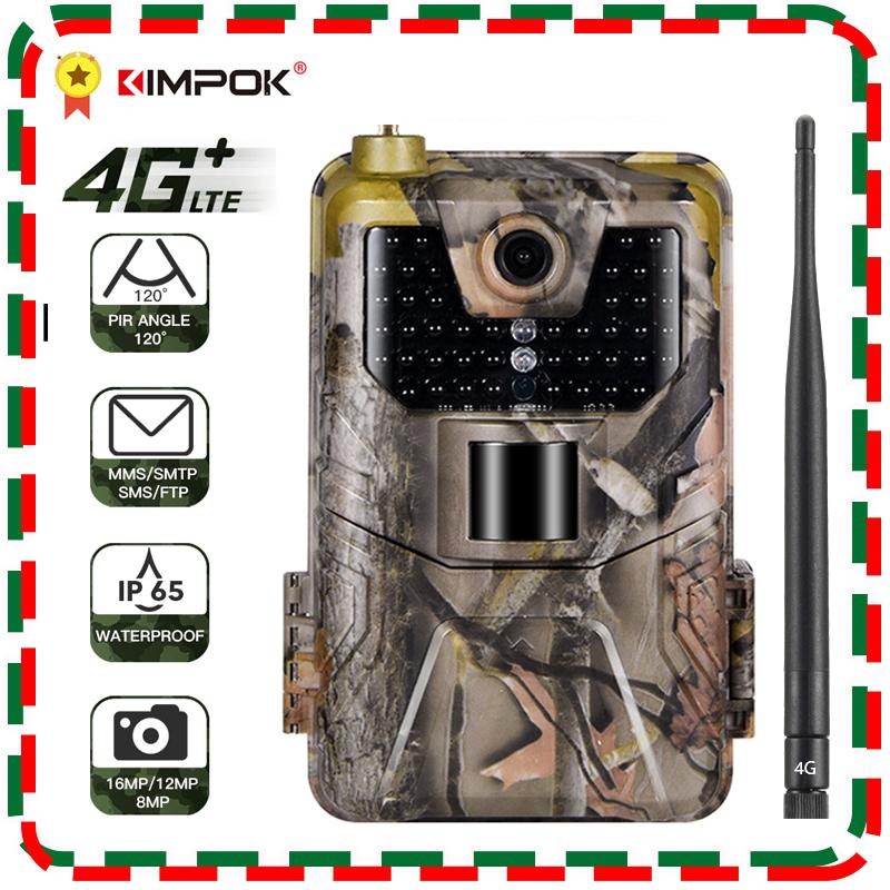 

Cameras 4G MMS Trail Camera SMS Email Wireless Wildlife Hunting Cellular Mobile HC900LTE 20MP 1080P Night Vision With Display