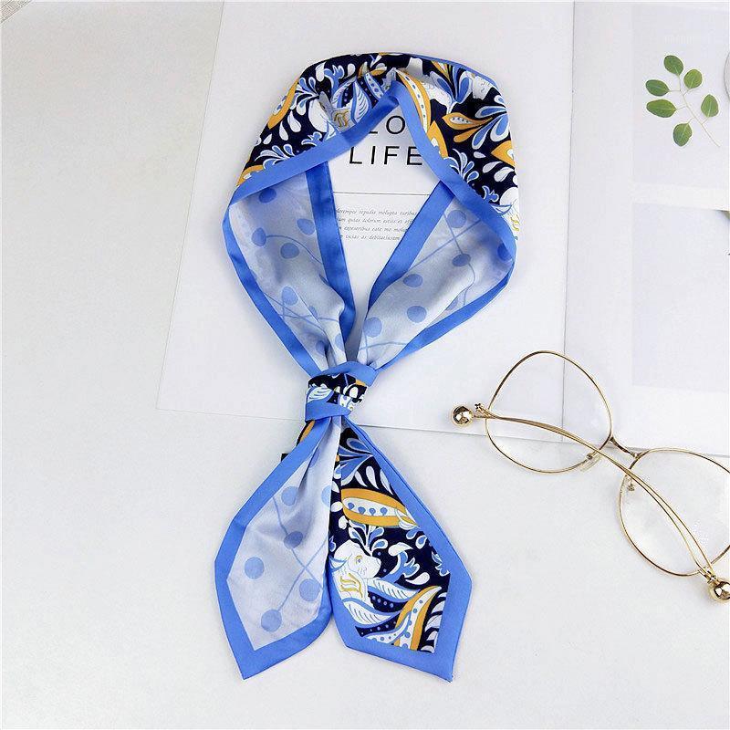 

Scarves Fashion Hummingbird Tropical Rain Forest Scarf Women Skinny Bag Silk For Ladies Wrist Towel Neckerchief & Wraps