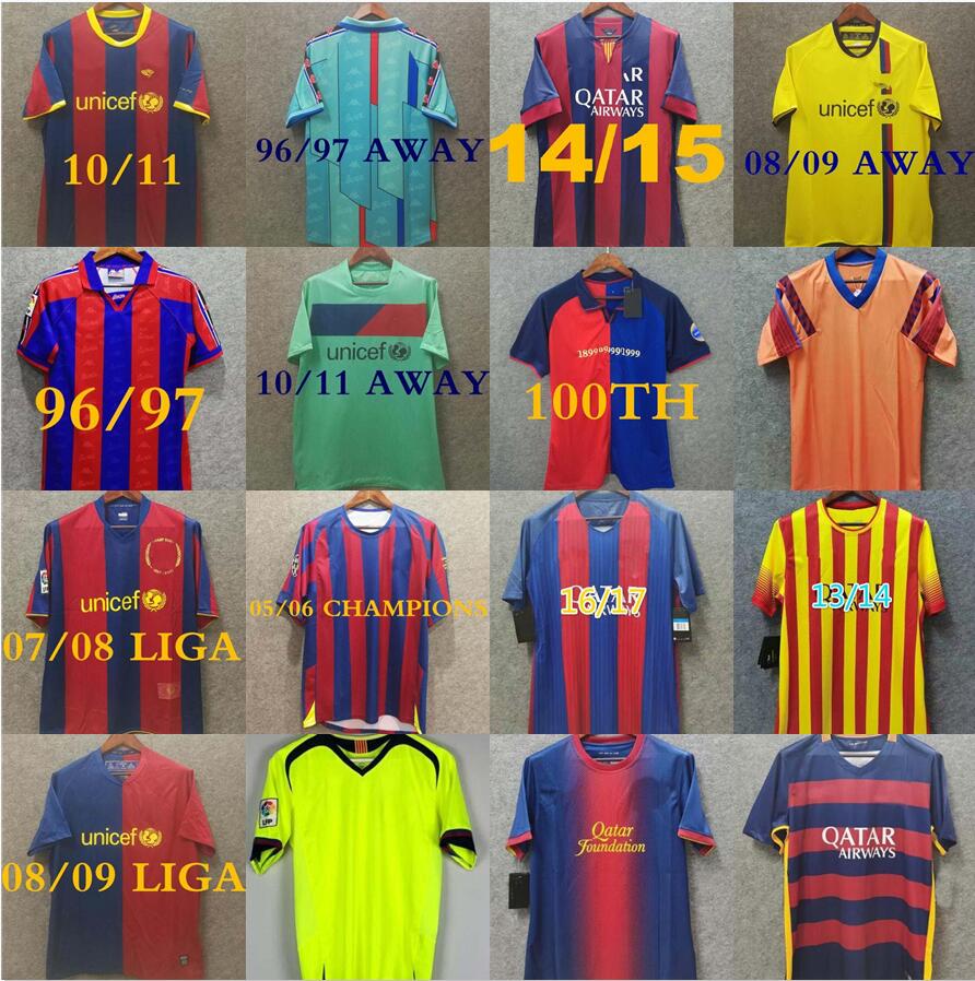 

MESSI 96 97 barcelona retro soccer jerseys FIGO RONALDINHO RONALDO 08 09 07 91 92 Koeman Classic RIVALDO Henry Guardiola XAVI PIQUE 1899 1999 footballshirt, Grey