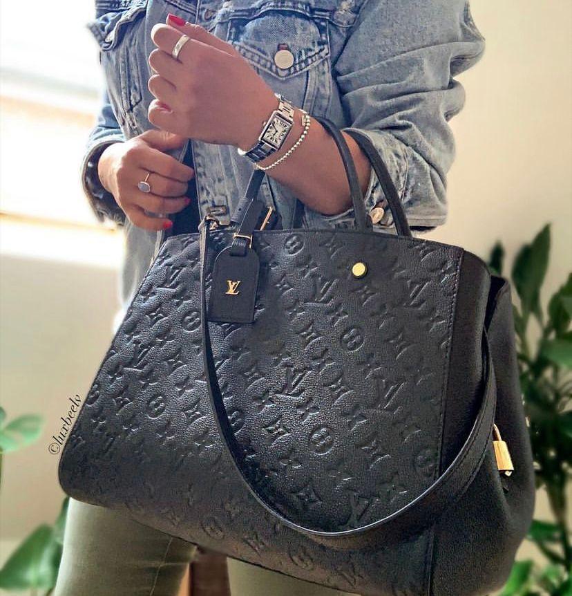 

MONTAIGNE BB Handbags LV Louis 1 Vitton Leather Handbags Wallets Shoulder Bags Designer Crossbody Bag Tote Lady Purse, Red;black