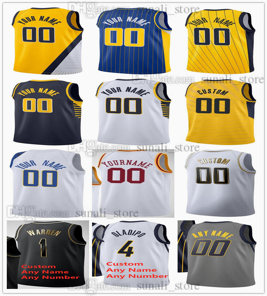 

Printed Basketball Jerseys 3 Chris Duarte Caris LeVert 22 Domantas Sabonis 11 Malcolm Brogdon 7 Myles Turner 33 Oshae Brissett Isaiah Jackson Georgios Kalaitzakis, White