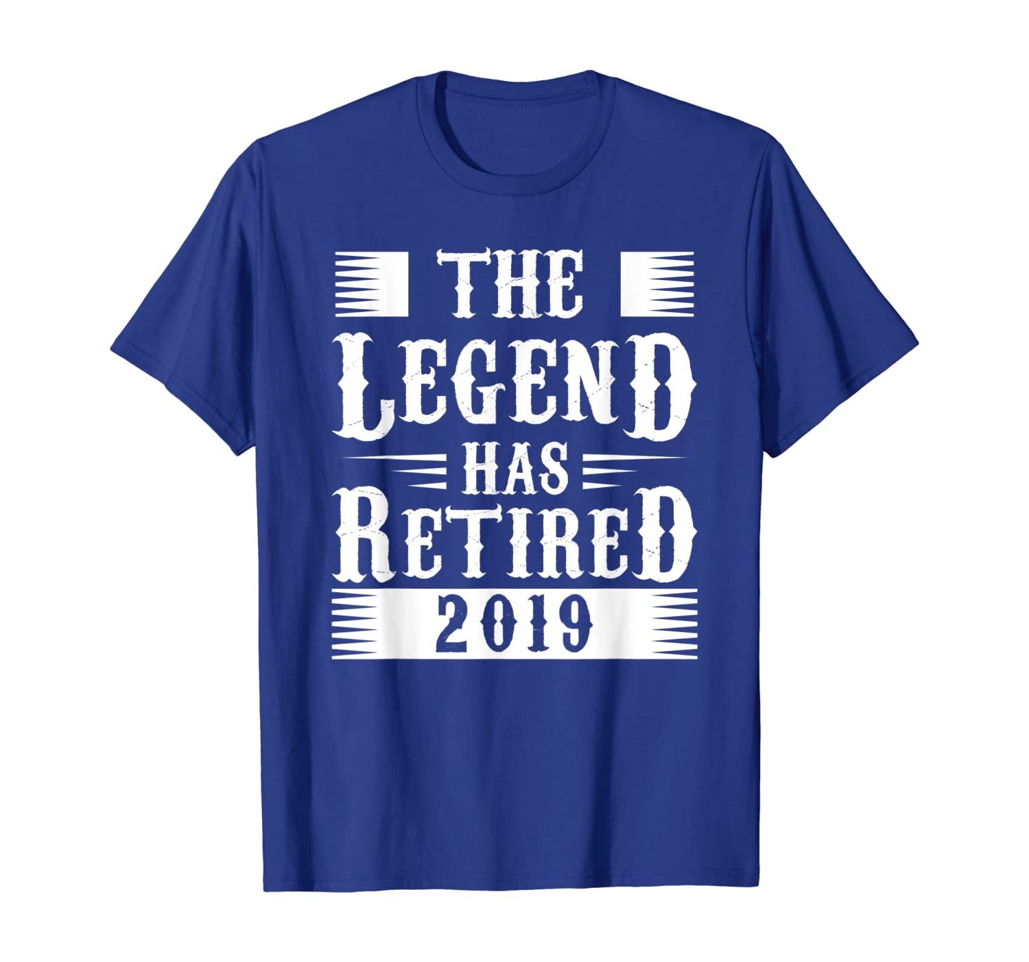 

The Legend Has Retired 2019 Cool Funny Retirements T-Shirt, White;black