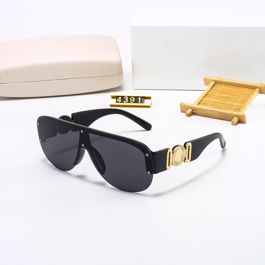 

4391 design sunglasses For women Fashion sun glasses UV protection big connection lens Frameless Top Quality Come With Package