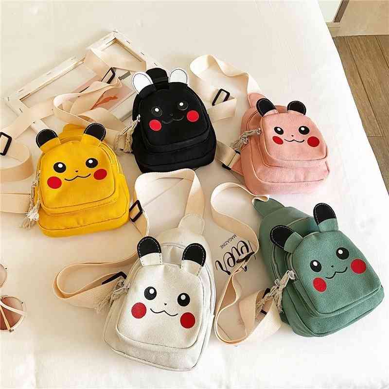 

Bag female 2021 new fashion funny chest cute Picchu shape diagonal bag, White